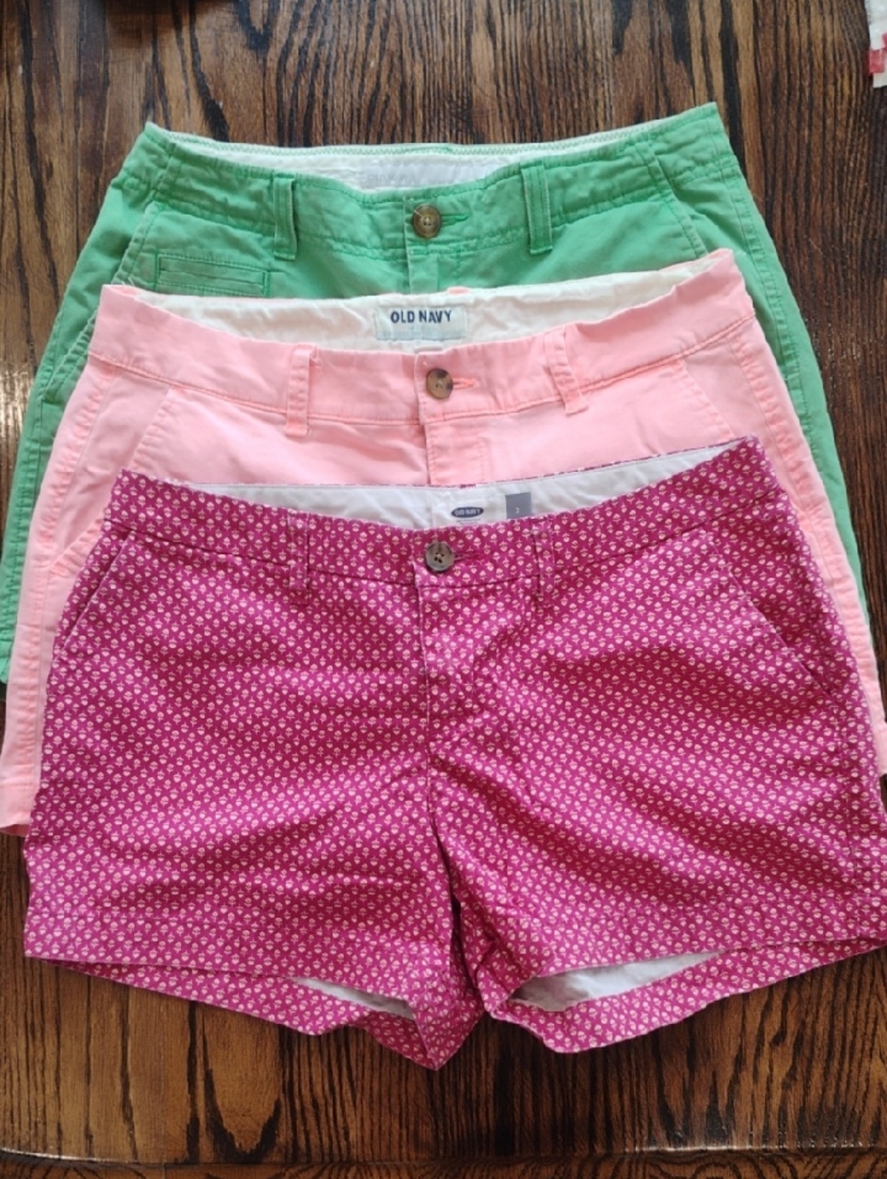 LOT OF 3 Old Navy Shorts, Size 2